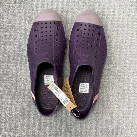Native Shoes Youth Size 5 Purple Pink Jefferson Block Perforated Slip On EVA - Picture 5 of 12